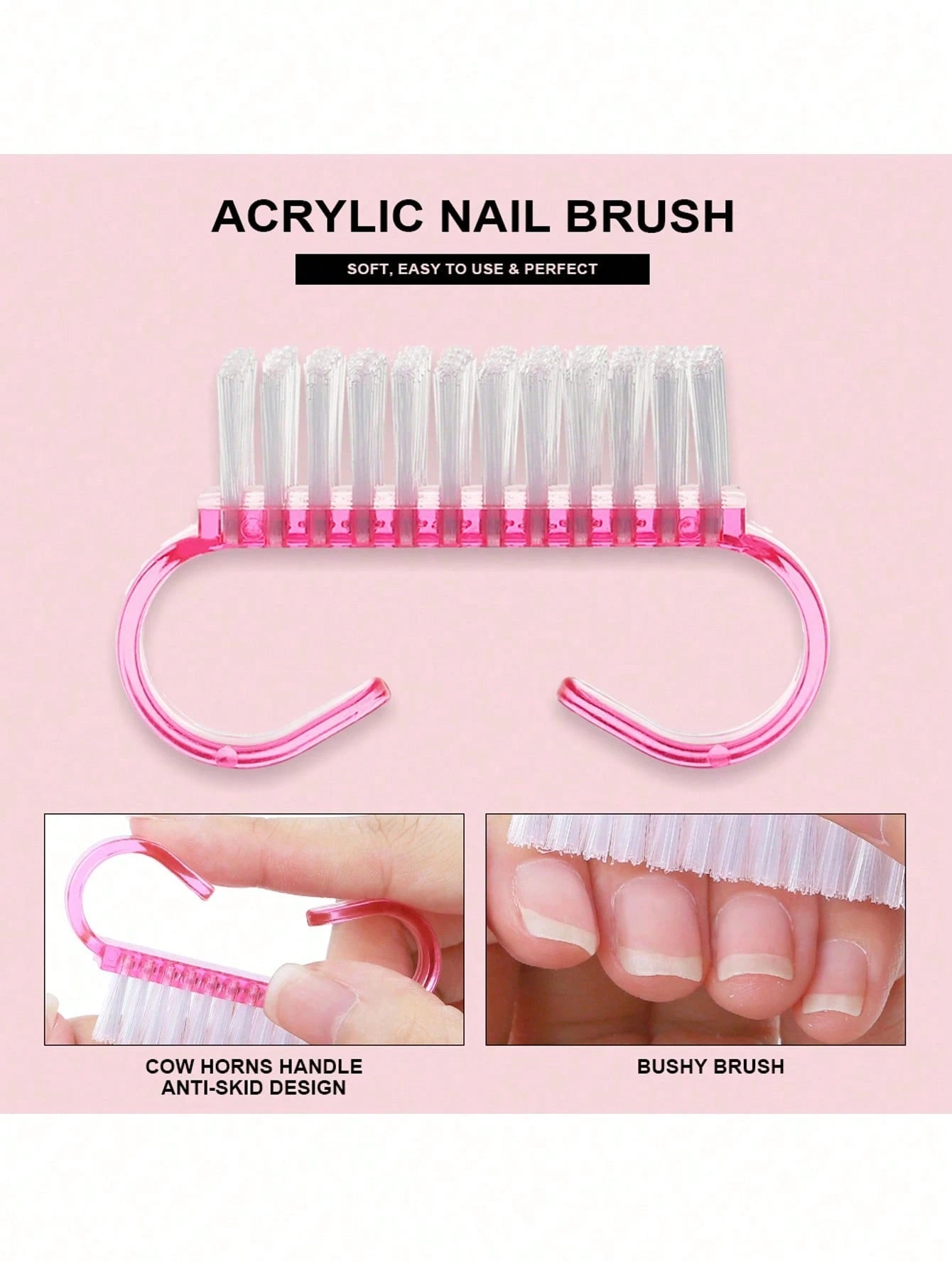 LIMEGIRL Press On Nail Kit, 240PCS Clear Soft Gel Nail Tips Set With Nail Glue, Nail File, Cuticle Pusher & Cleaning Brush, No UV Lamp Needed For DIY Nail Extensions