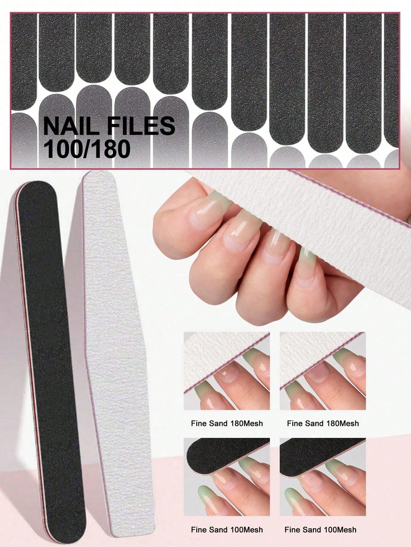 LIMEGIRL Press On Nail Kit, 240PCS Clear Soft Gel Nail Tips Set With Nail Glue, Nail File, Cuticle Pusher & Cleaning Brush, No UV Lamp Needed For DIY Nail Extensions