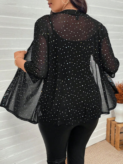 LUNE Plus Size Fall Women Clothes Leopard Print 3/4 Sleeve Everyday Casual Bomber Jacket Back To School Clothes For Autumn & Winter