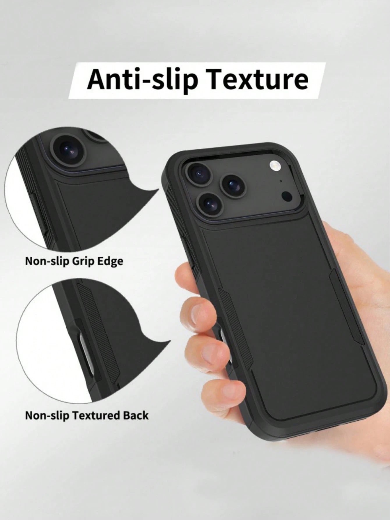 Luxury Dual-Layer Protective Phone Case, Compatible With IPhone 17/16/11/12/13/14/15 Pro Max Plus/16E/17 Air, Hard Plastic Shockproof Frame Back Cover