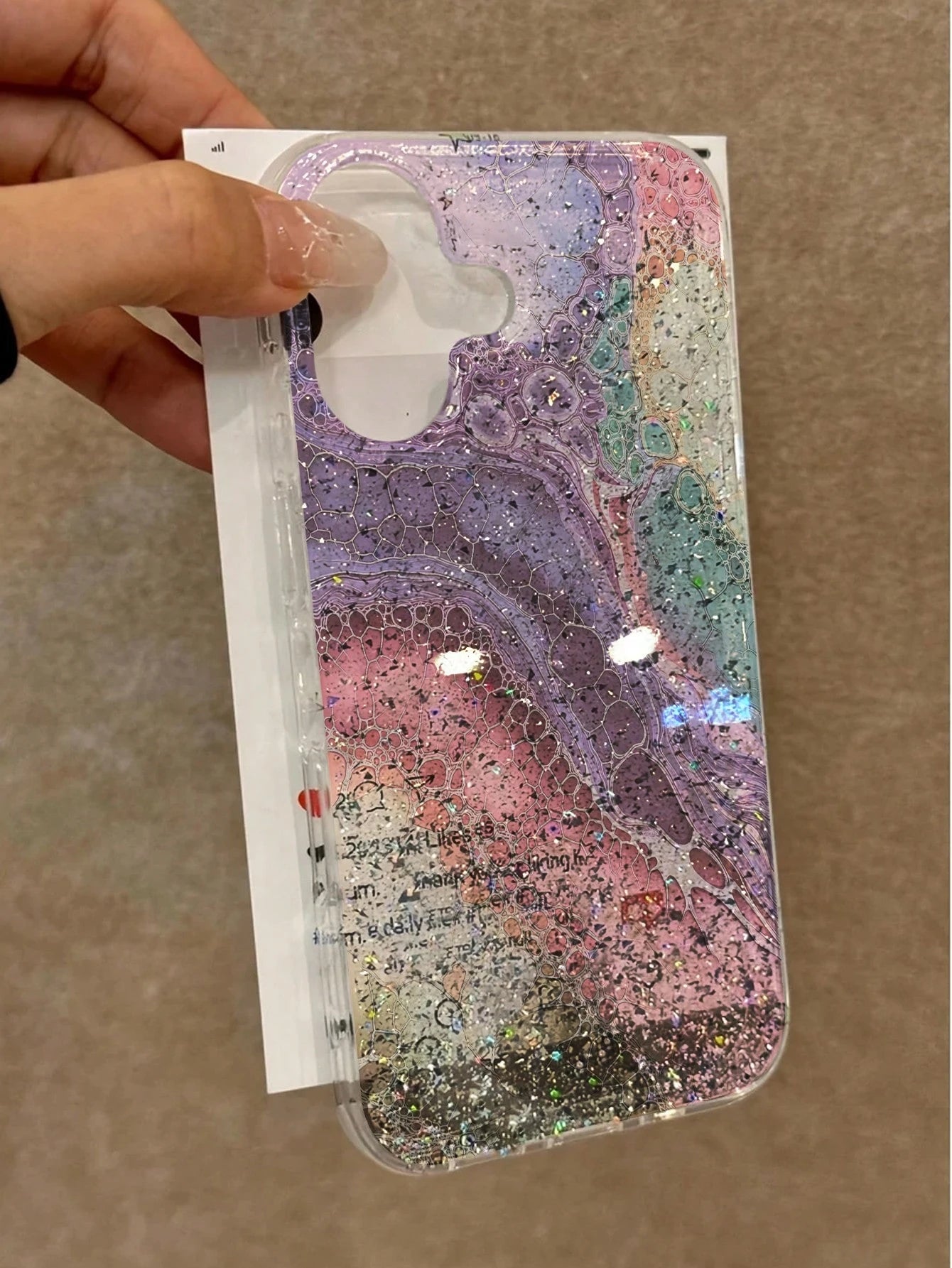 Luxury Silicone Sequins Premium IMD Glitter Gradient Glossy Protective Phone Case Compatible With IPhone 16/11/16pro/16plus/16promax/16e/15Promax/13/14/12/XS/XR/7G/8P, Premium Glitter Gradient Protect