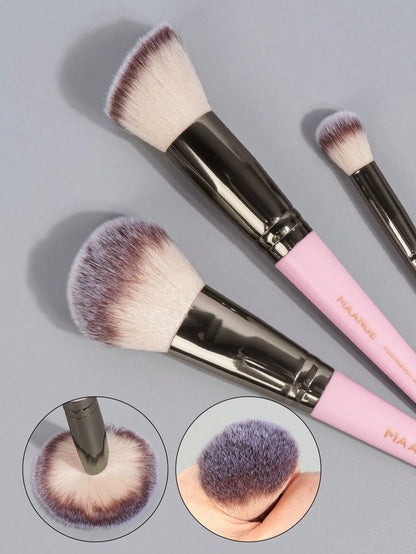 MAANGE 30pcs Professional Makeup Brush Set With Velvet Bag, Makeup Tools With Soft Brush Hair For Easy Carrying,Foundation Brush,Eye Shadow Brush,Blending Brush,Eyebrow Brush,Brush Set For Travel,Trav