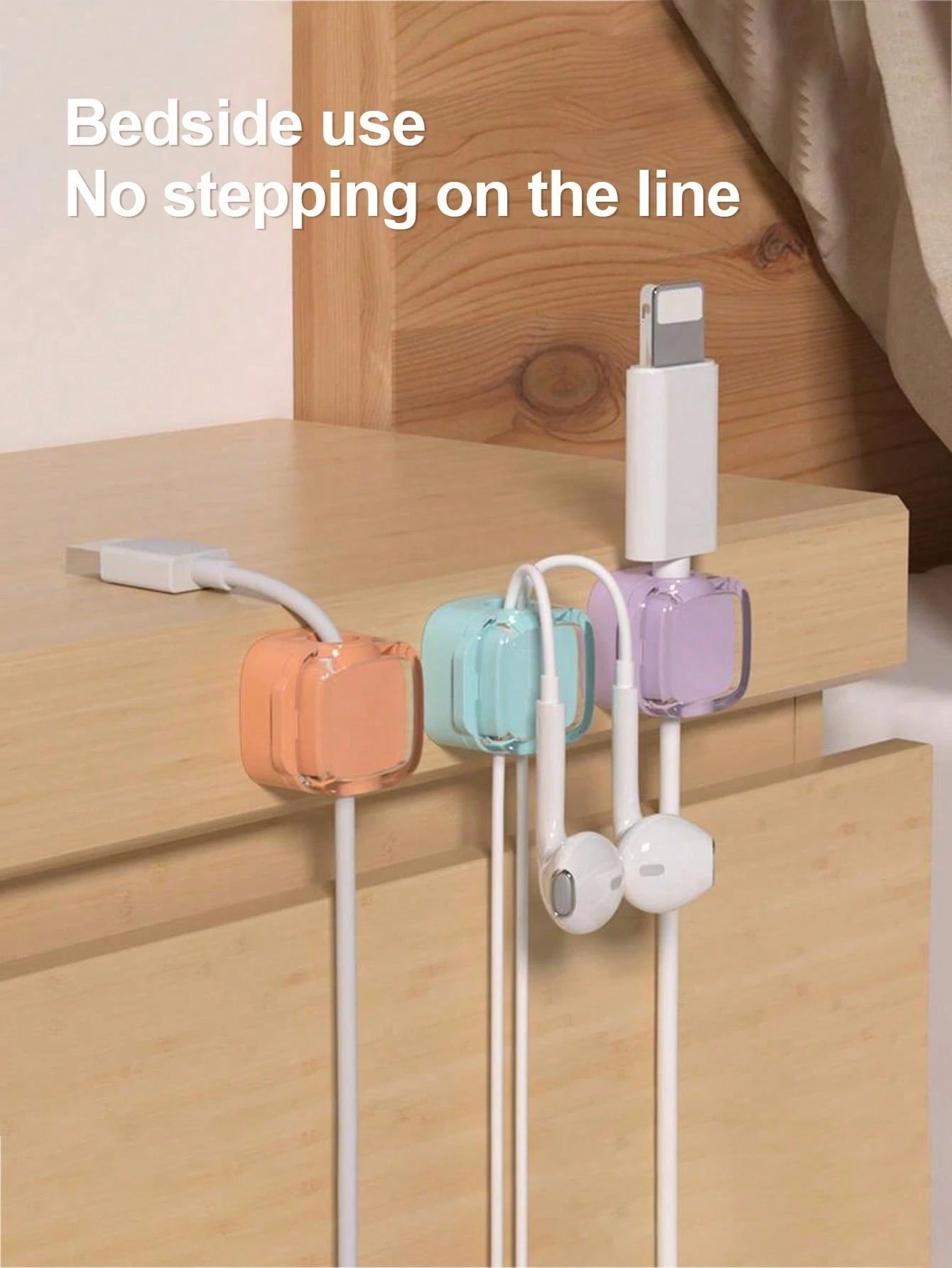 Magnetic Cable Clips (12pcs/6pcs/3pcs/1pc)- Self-Adhesive Cable Organizer, Suitable For Desk/Car/Office- Rubber Material, Fits USB/Power Cords- Home, Bedside Table, Computer Cable Organizer