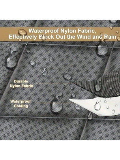 Magnetic Heat Insulating Door Curtain- Heavy Oxford Cloth, Thick Rainproof Quilted Lining, 36" X 80", Suitable For Sliding Glass Doors, Heat Insulation And Sound Reduction, Gray Color, Winter Door Cu