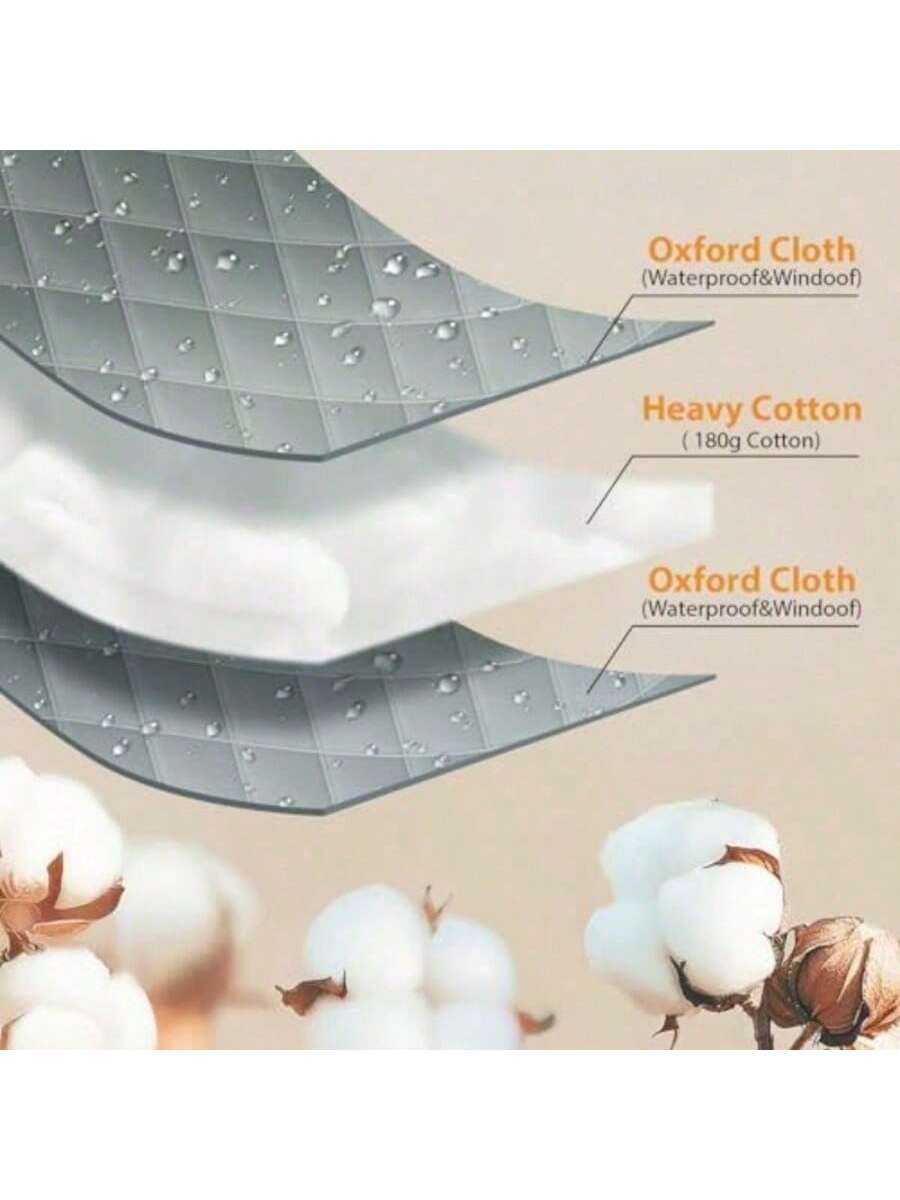Magnetic Heat Insulating Door Curtain- Heavy Oxford Cloth, Thick Rainproof Quilted Lining, 36" X 80", Suitable For Sliding Glass Doors, Heat Insulation And Sound Reduction, Gray Color, Winter Door Cu