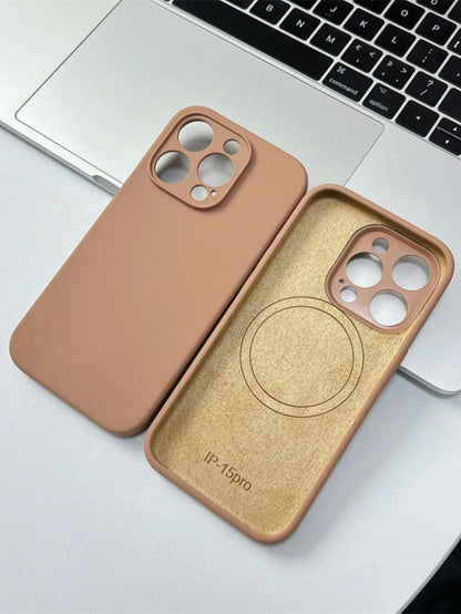 Magnetic Luxury Liquid Silicone Phone Case With Wireless Charging Support, Smooth Touch, Compatible With IPhone 17 Pro Max, 17 Pro, 17 Air, 17, 16 Plus, 15, 14, 13, 12 Pro Max, 11 Spring Gift Easter P