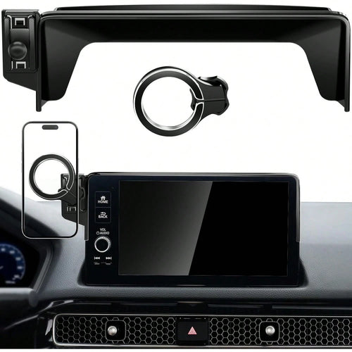 Magnetic Phone Holder For Civic 11th Gen 2022 2023 2024 2025 2026, 360° Car Screen Phone Mount Made For Civic Hatchback Sedan Touchscreen