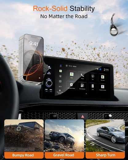 Magnetic Phone Holder For Civic 11th Gen 2022 2023 2024 2025 2026, 360° Car Screen Phone Mount Made For Civic Hatchback Sedan Touchscreen