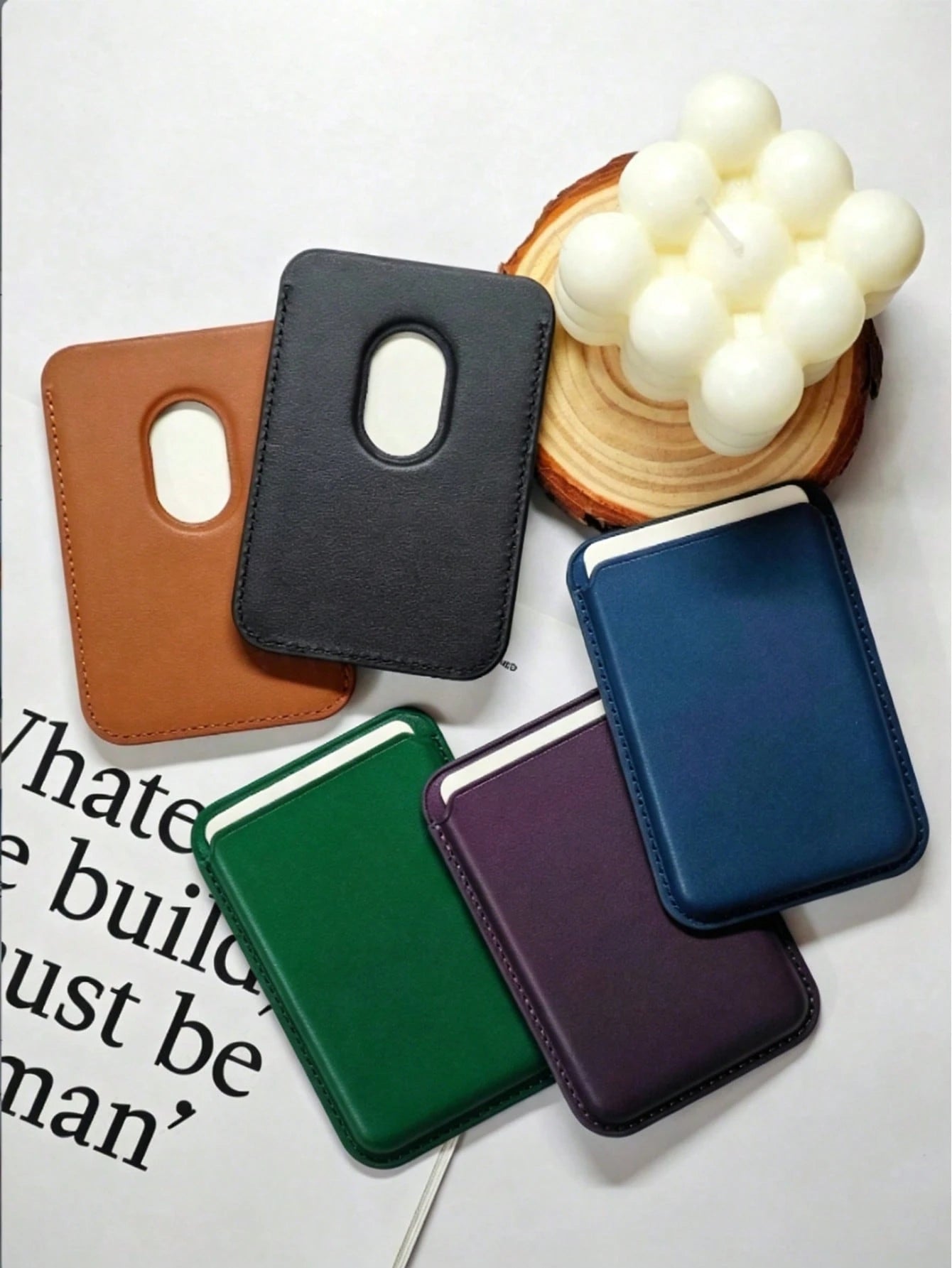 Magnetic Wallet Case Compatible With IPhone 12 13 14 15 16 17 Pro Max Plus Mini, Magnetic Card Holder Accessories