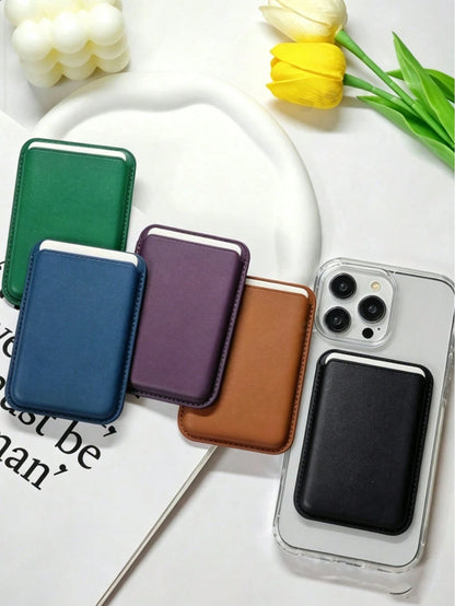 Magnetic Wallet Case Compatible With IPhone 12 13 14 15 16 17 Pro Max Plus Mini, Magnetic Card Holder Accessories