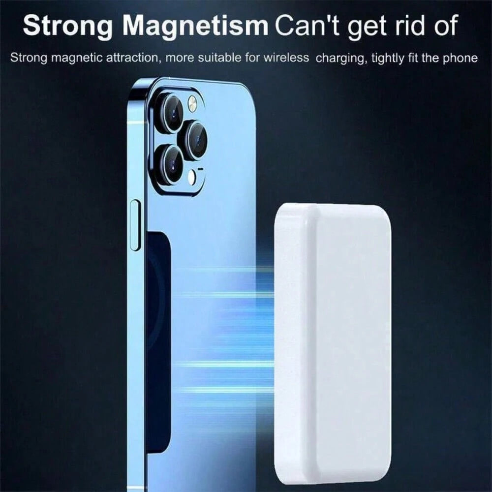 Magnetic Wireless Power Bank 5000mAh Qi2 Certified 15W Fast Charging| Ultra-Thin Portable Charger Compatible With IOS 17/16/15/14/13/12 Series Phones & Android Devices| Stylish Multicolor Mini Batte