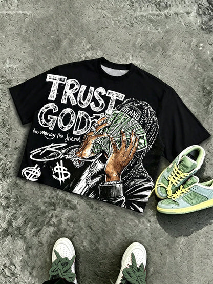 Manfinity EMRG Men's Streetwear Casual Loose Fit T-Shirt
