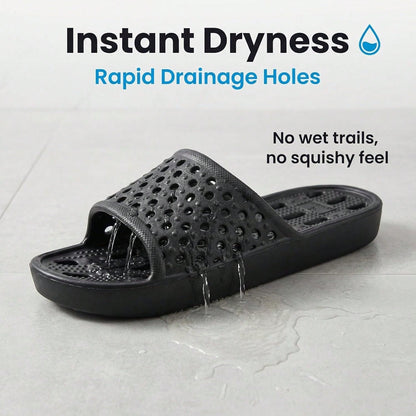 Men's And Women's Shower Shoes, Non-Slip Quick-Dry Bathroom Slippers With Drainage Holes, Lightweight Sandals For Swimming Pools, Gyms, Bathrooms, And College Dormitories