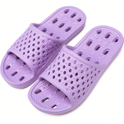 Men's And Women's Shower Shoes, Non-Slip Quick-Dry Bathroom Slippers With Drainage Holes, Lightweight Sandals For Swimming Pools, Gyms, Bathrooms, And College Dormitories