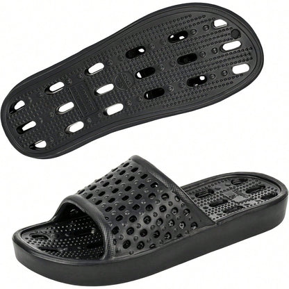 Men's And Women's Shower Shoes, Non-Slip Quick-Dry Bathroom Slippers With Drainage Holes, Lightweight Sandals For Swimming Pools, Gyms, Bathrooms, And College Dormitories