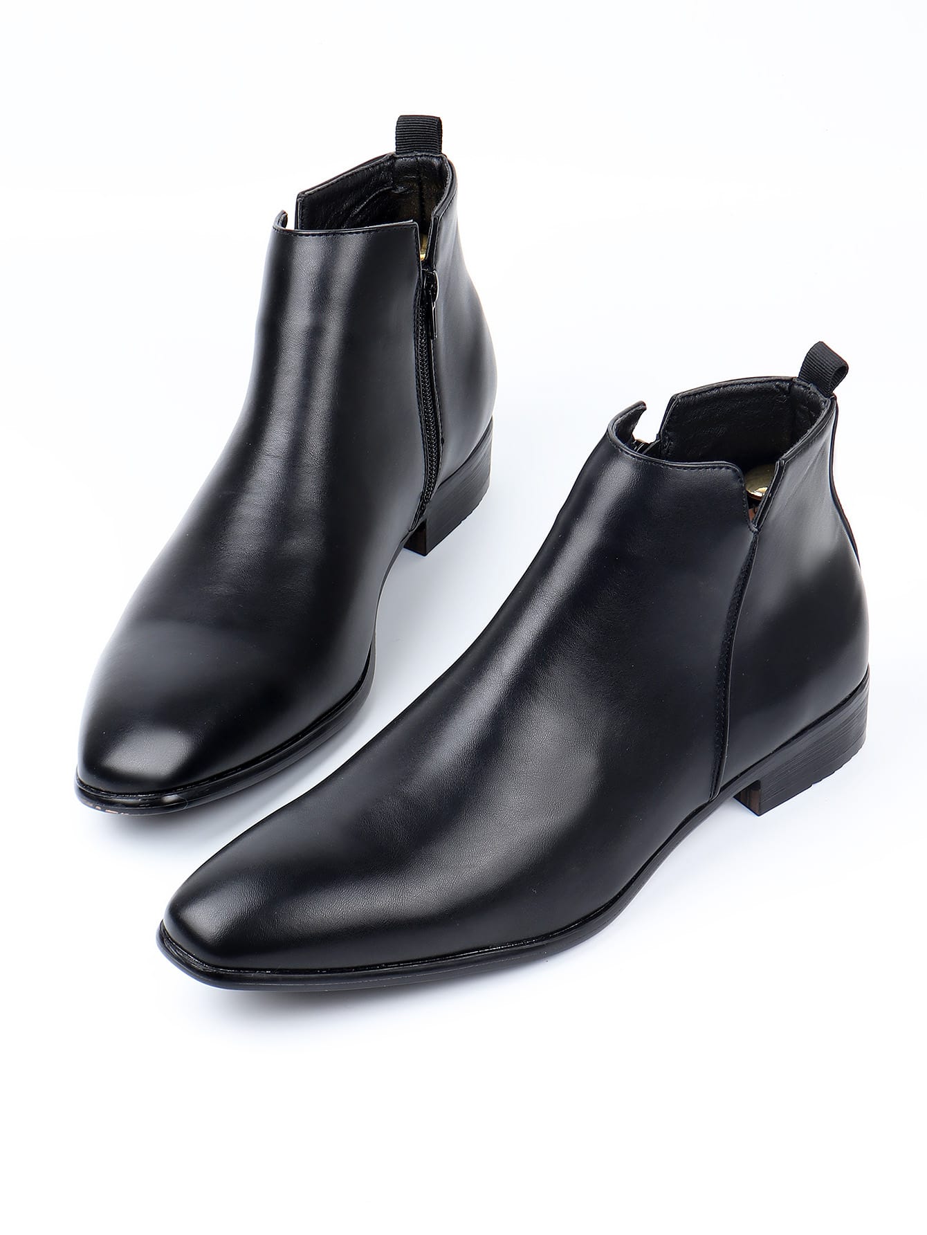 Men's Business Casual Chelsea Dress Boots,Go With Jacket