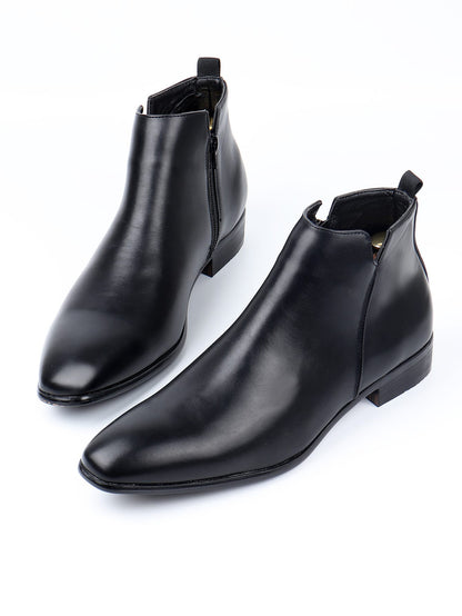 Men's Business Casual Chelsea Dress Boots,Go With Jacket