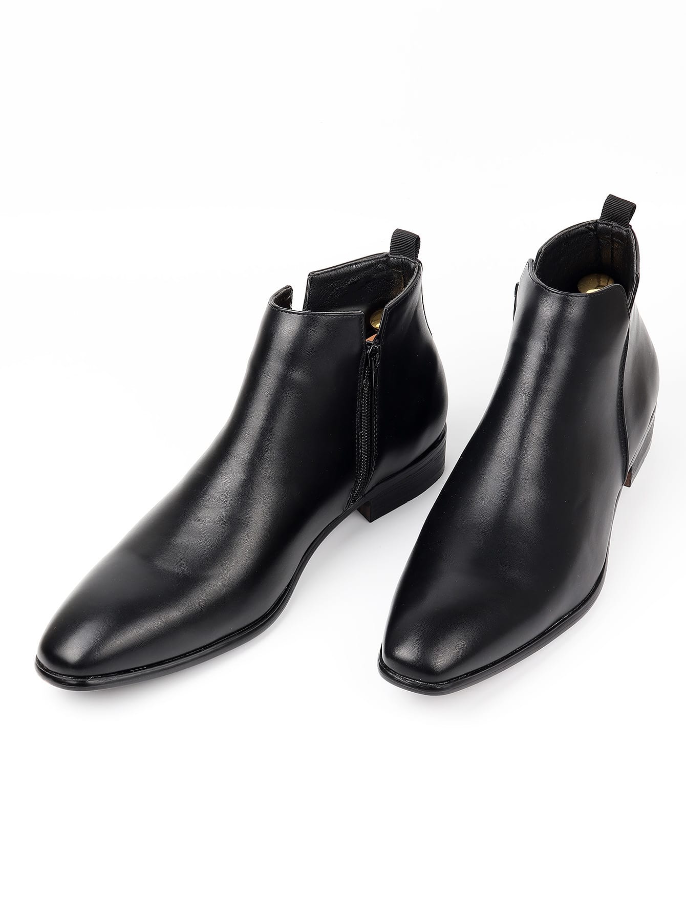 Men's Business Casual Chelsea Dress Boots,Go With Jacket