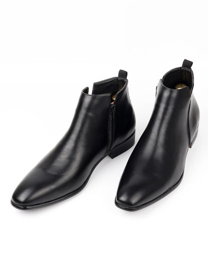 Men's Business Casual Chelsea Dress Boots,Go With Jacket