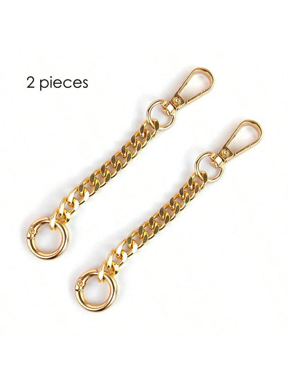 Metal Wallet Chain Strap Extension Accessory Pendant, Extended Crossbody Bag Shoulder Strap, Small Bag Chain Extension Accessory