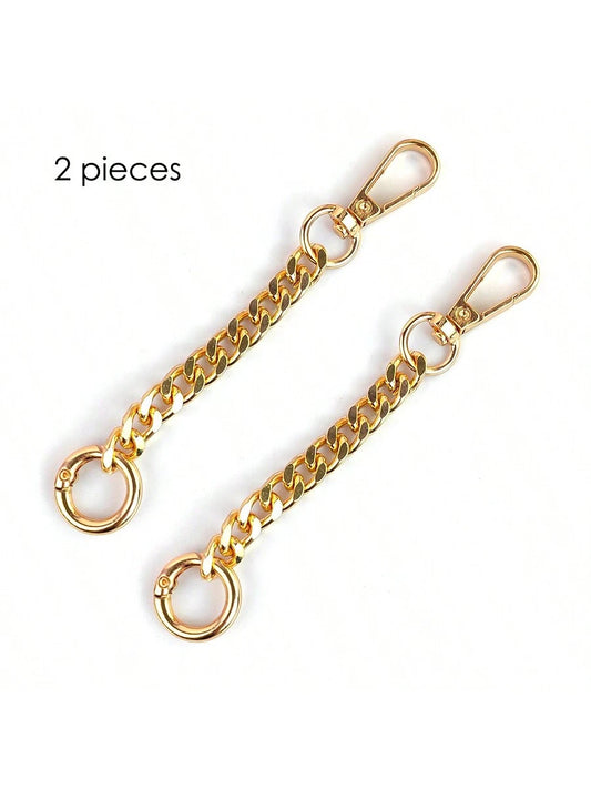 Metal Wallet Chain Strap Extension Accessory Pendant, Extended Crossbody Bag Shoulder Strap, Small Bag Chain Extension Accessory