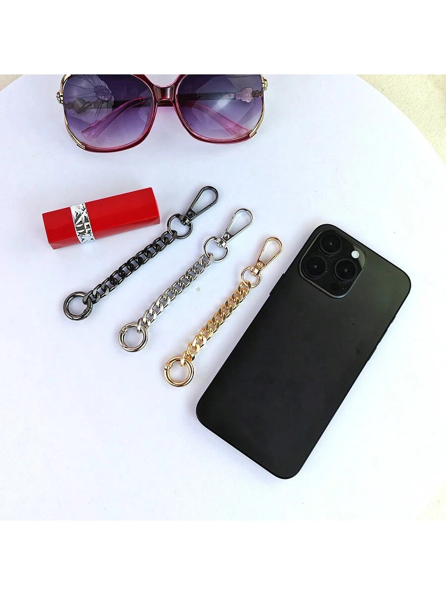 Metal Wallet Chain Strap Extension Accessory Pendant, Extended Crossbody Bag Shoulder Strap, Small Bag Chain Extension Accessory