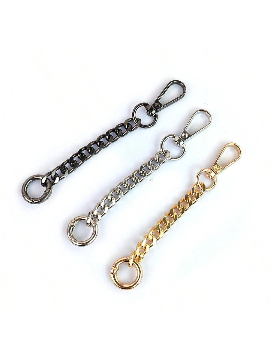 Metal Wallet Chain Strap Extension Accessory Pendant, Extended Crossbody Bag Shoulder Strap, Small Bag Chain Extension Accessory