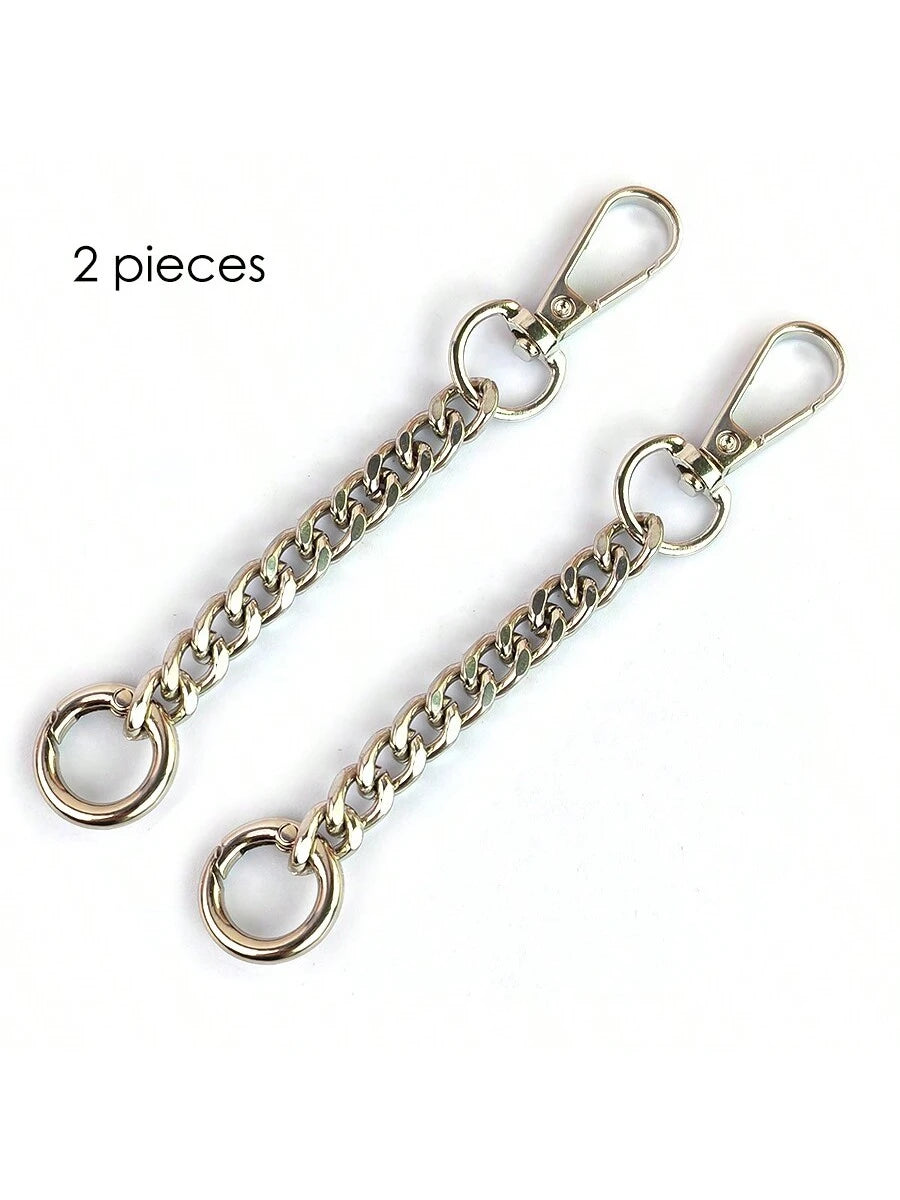 Metal Wallet Chain Strap Extension Accessory Pendant, Extended Crossbody Bag Shoulder Strap, Small Bag Chain Extension Accessory