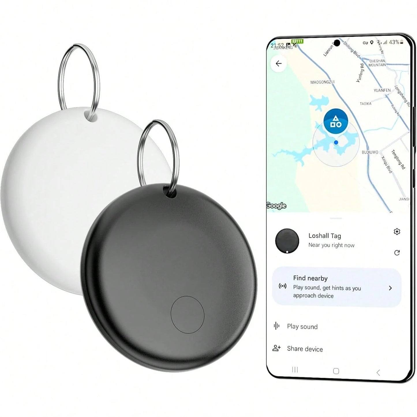 Mini GPS Tracker, 1 Count Car GPS Tracker With Weatherproof Magnetic Case, Batteries Powered Hidden Car Tracking Device