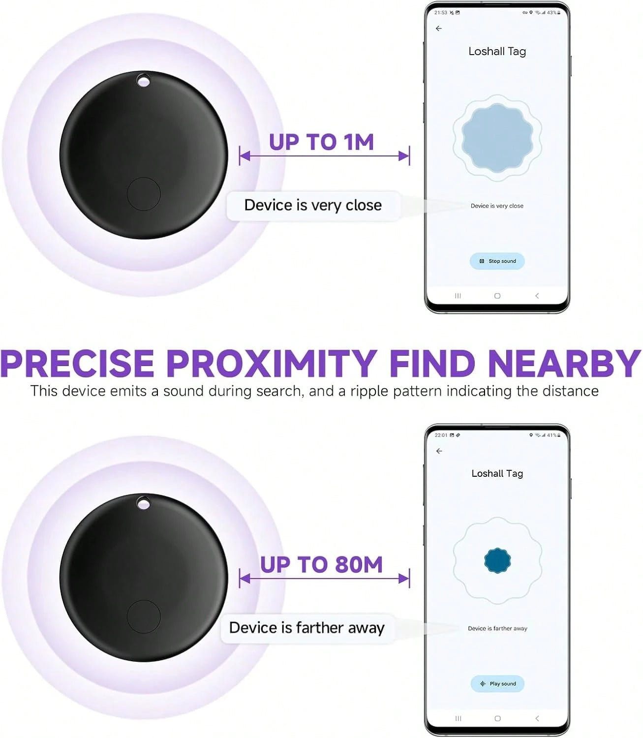 Mini GPS Tracker, 1 Count Car GPS Tracker With Weatherproof Magnetic Case, Batteries Powered Hidden Car Tracking Device