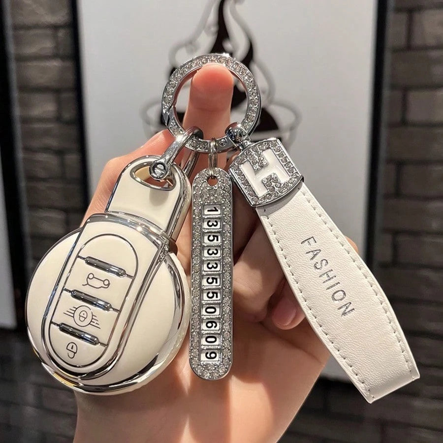 Mini Key Cover For Women, Mini Countryman F54 F55 F56 F60 Car Key Shell