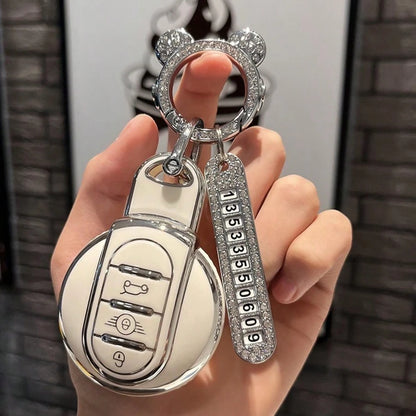 Mini Key Cover For Women, Mini Countryman F54 F55 F56 F60 Car Key Shell