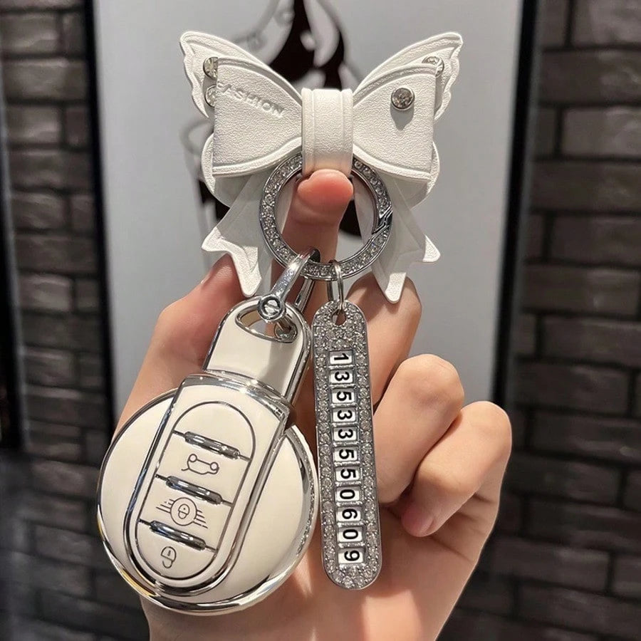 Mini Key Cover For Women, Mini Countryman F54 F55 F56 F60 Car Key Shell