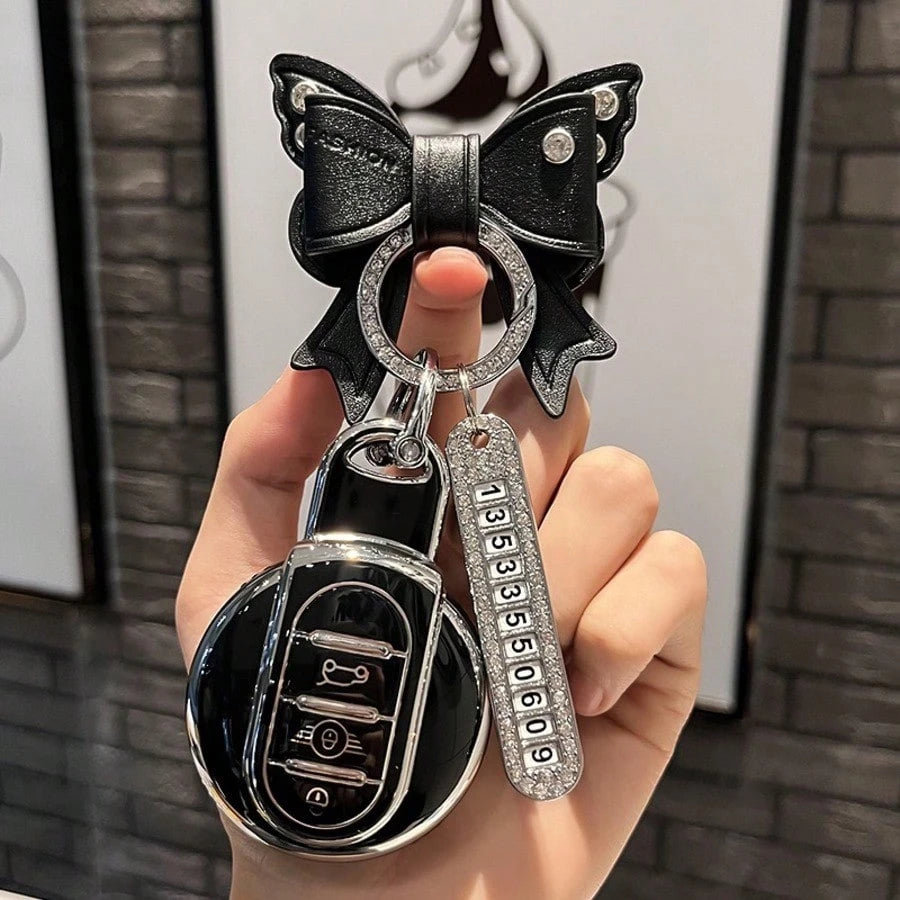 Mini Key Cover For Women, Mini Countryman F54 F55 F56 F60 Car Key Shell