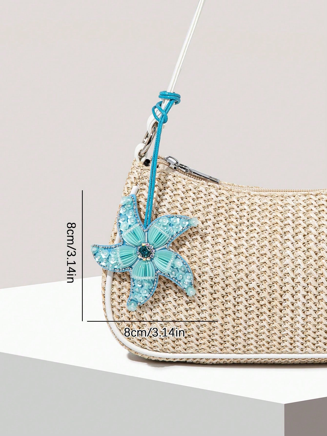 Minimalist Fashion Holiday Bag Charm, Color-Block Beaded Faux Coconut Tree Pendant, Exquisite Mini, Highly Attractive, Small And Unique Design, Versatile For Daily Use, Suitable For Beach Vacation To