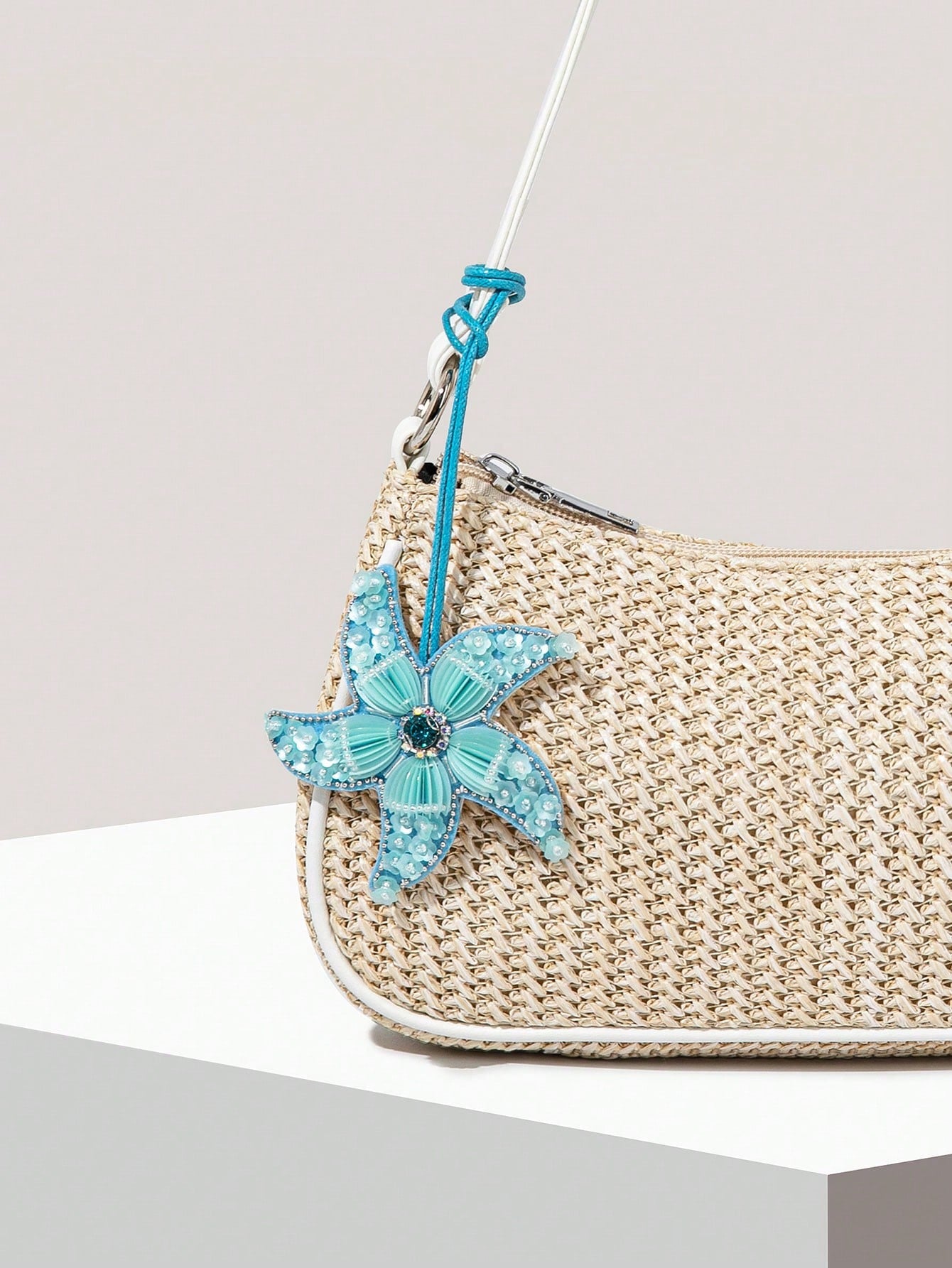 Minimalist Fashion Holiday Bag Charm, Color-Block Beaded Faux Coconut Tree Pendant, Exquisite Mini, Highly Attractive, Small And Unique Design, Versatile For Daily Use, Suitable For Beach Vacation To