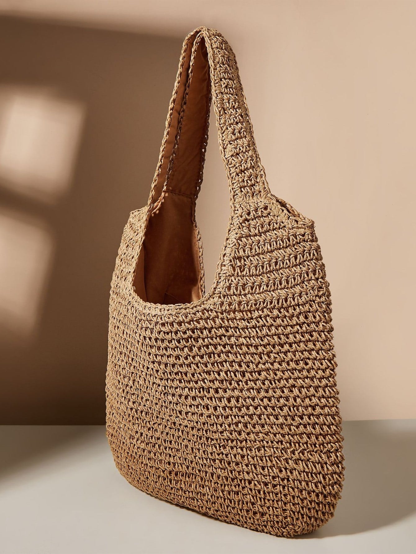 Minimalist Hollow Out Detail Straw Bag,Mothers Day Gift For Mom, Beach Essentials Women Bags For Vacation & Holidayback To School,Classic Casual, Suitable For Teen Girls Women College Studentsvacation