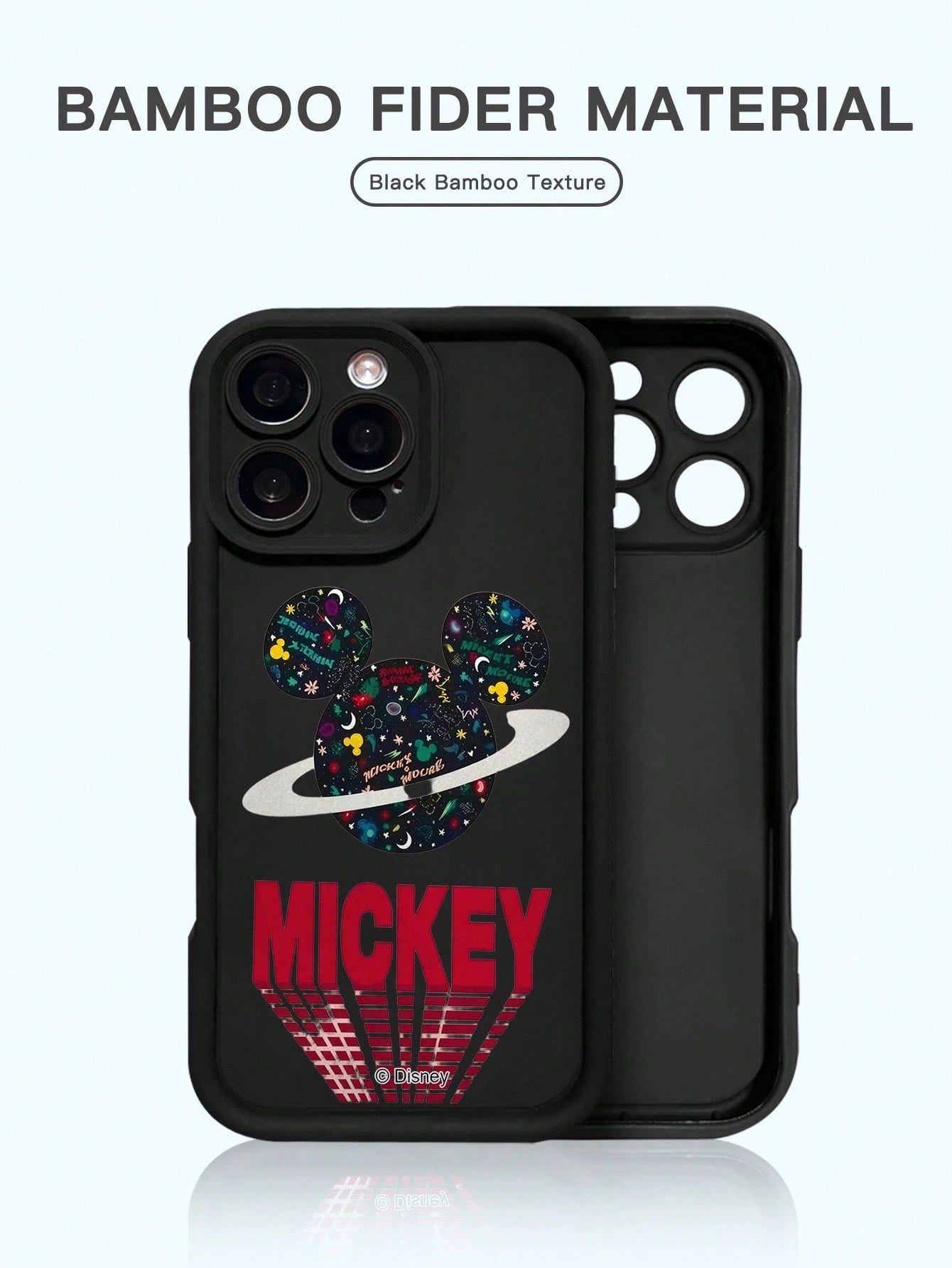 Miniso 1pc New High Airbag Shockproof Case, Official Disney Cartoon Style Pattern, Unique Thick Protective Cover Compatible With Apple IPhone 17 ProMax/Air, 16, 11/12/13/14 Plus, XR, 15 ProMax