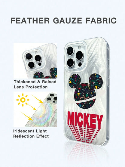 Miniso 1pc New High Airbag Shockproof Case, Official Disney Cartoon Style Pattern, Unique Thick Protective Cover Compatible With Apple IPhone 17 ProMax/Air, 16, 11/12/13/14 Plus, XR, 15 ProMax