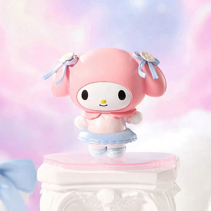Miniso Sanrio Characters Ballet Series Figure Blind Box, Suitable For Ages 14+, Solid PVC With Delicate Ballet Dress Carving, Elegant Ballerina Styling, Smooth Surface, Exquisite Desktop Display Ornam