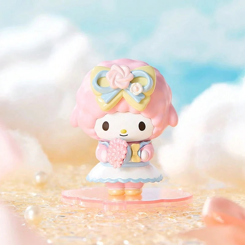 Miniso Sanrio Characters Ballet Series Figure Blind Box, Suitable For Ages 14+, Solid PVC With Delicate Ballet Dress Carving, Elegant Ballerina Styling, Smooth Surface, Exquisite Desktop Display Ornam