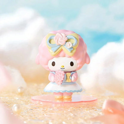 Miniso Sanrio Characters Ballet Series Figure Blind Box, Suitable For Ages 14+, Solid PVC With Delicate Ballet Dress Carving, Elegant Ballerina Styling, Smooth Surface, Exquisite Desktop Display Ornam