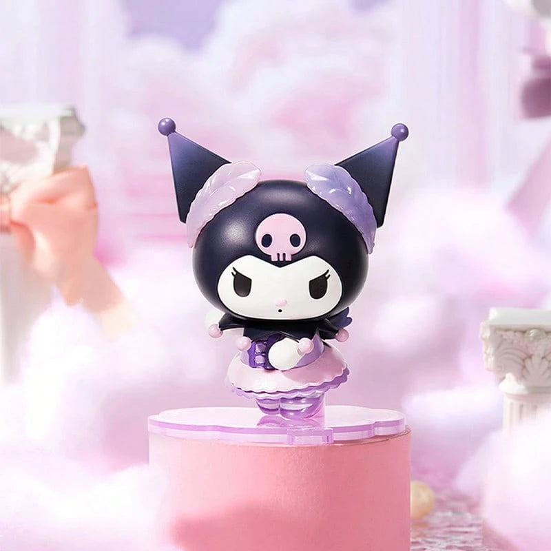 Miniso Sanrio Characters Ballet Series Figure Blind Box, Suitable For Ages 14+, Solid PVC With Delicate Ballet Dress Carving, Elegant Ballerina Styling, Smooth Surface, Exquisite Desktop Display Ornam