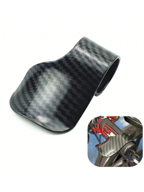 Motorcycle Carbon Fiber Throttle Booster Slip-Resistant Handle Control Assist Grip Bar Tool Auxiliary Booster Clamp