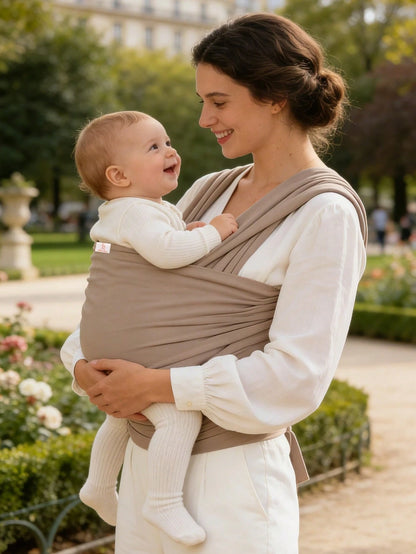 Multi-Functional Infant Baby Carrier, Front Facing Adjustable Wrap Sling For Newborns & Toddlers, Portable & Lightweight, Suitable For All Seasons