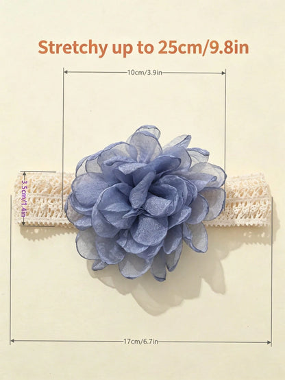 Multi-Pack Multicolor Soft Elastic Baby Headbands, Breathable, Suitable For All Seasons, Perfect Gift And Photo Prop