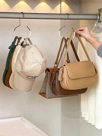 Multifunctional Hat Rack, Dorm Closet Storage Hooks, Can Hang Hats, Ties, Belts, Scarves, Portable Travel Hanger, Suitable For Home, Campus, Hotel