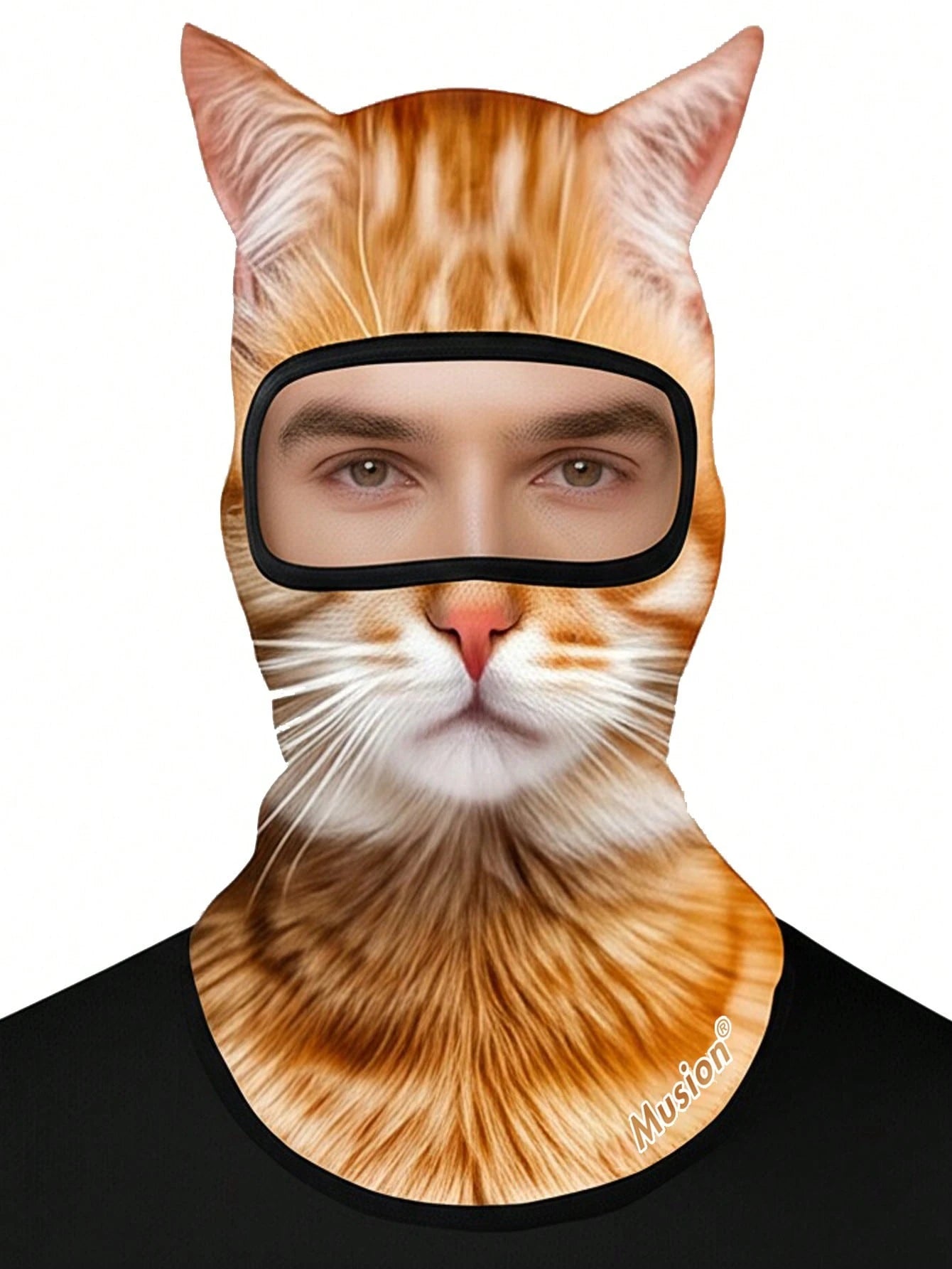 Musion 1/2/3pcs 3D Cat Ski Balaclava With Ears, Anti-Slip Face Mask