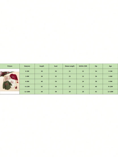 My First Christmas Baby Outfit Girl Boy Christmas Sweater Bubble Romper Long Sleeve Jumpsuit Fall Winter Outfit