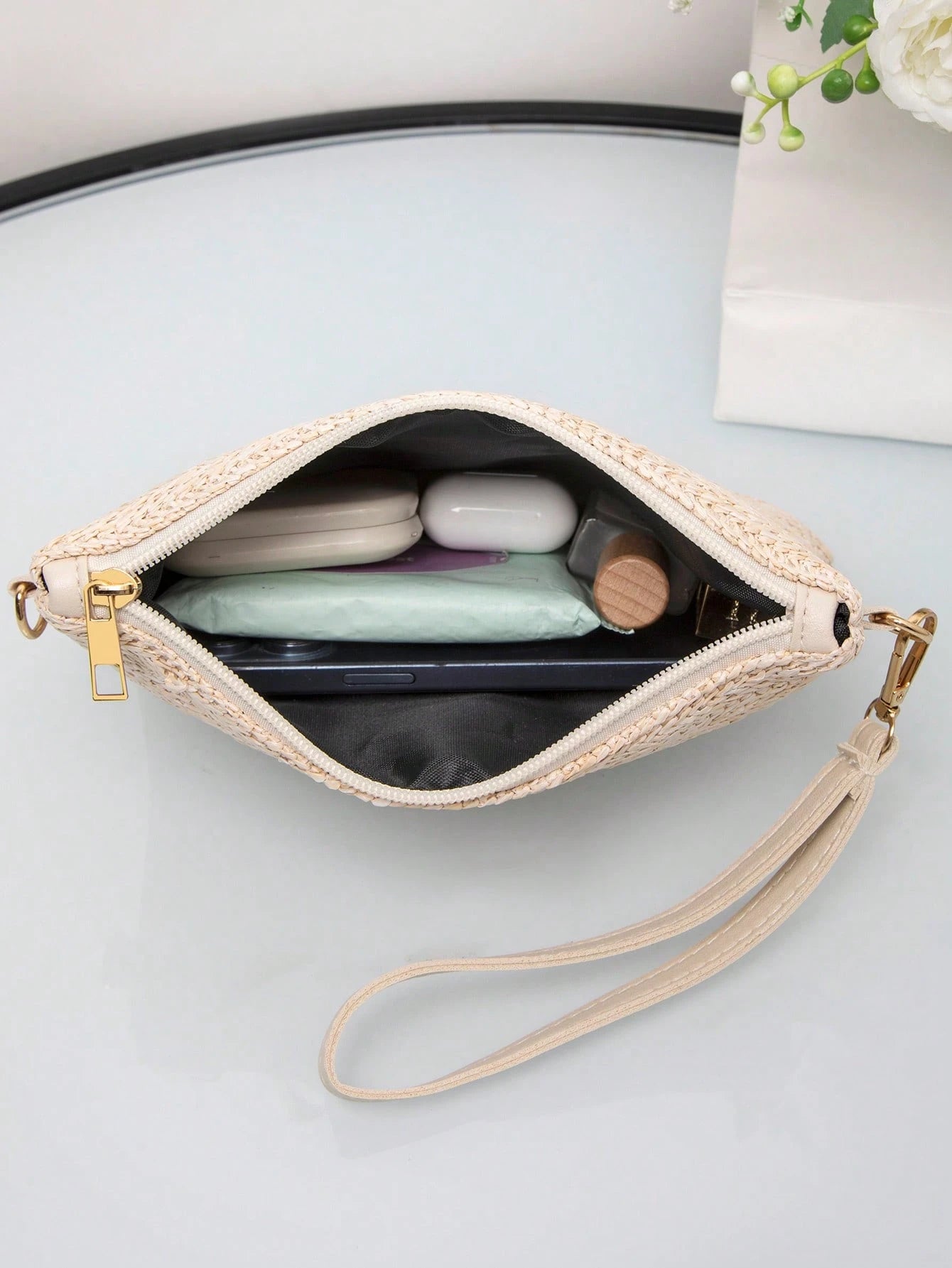 New Arrival Woven Handbag For Women, Versatile Small Square Shoulder/Crossbody Bag, Straw Bag